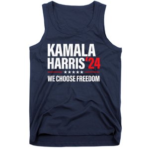 Kamala Harris For President 2024 Election Campaign Freedom Tank Top