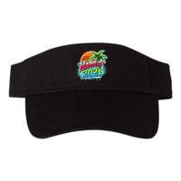 Kamala Harris Graffiti Coconut Tree Political Fashion Valucap Bio-Washed Visor