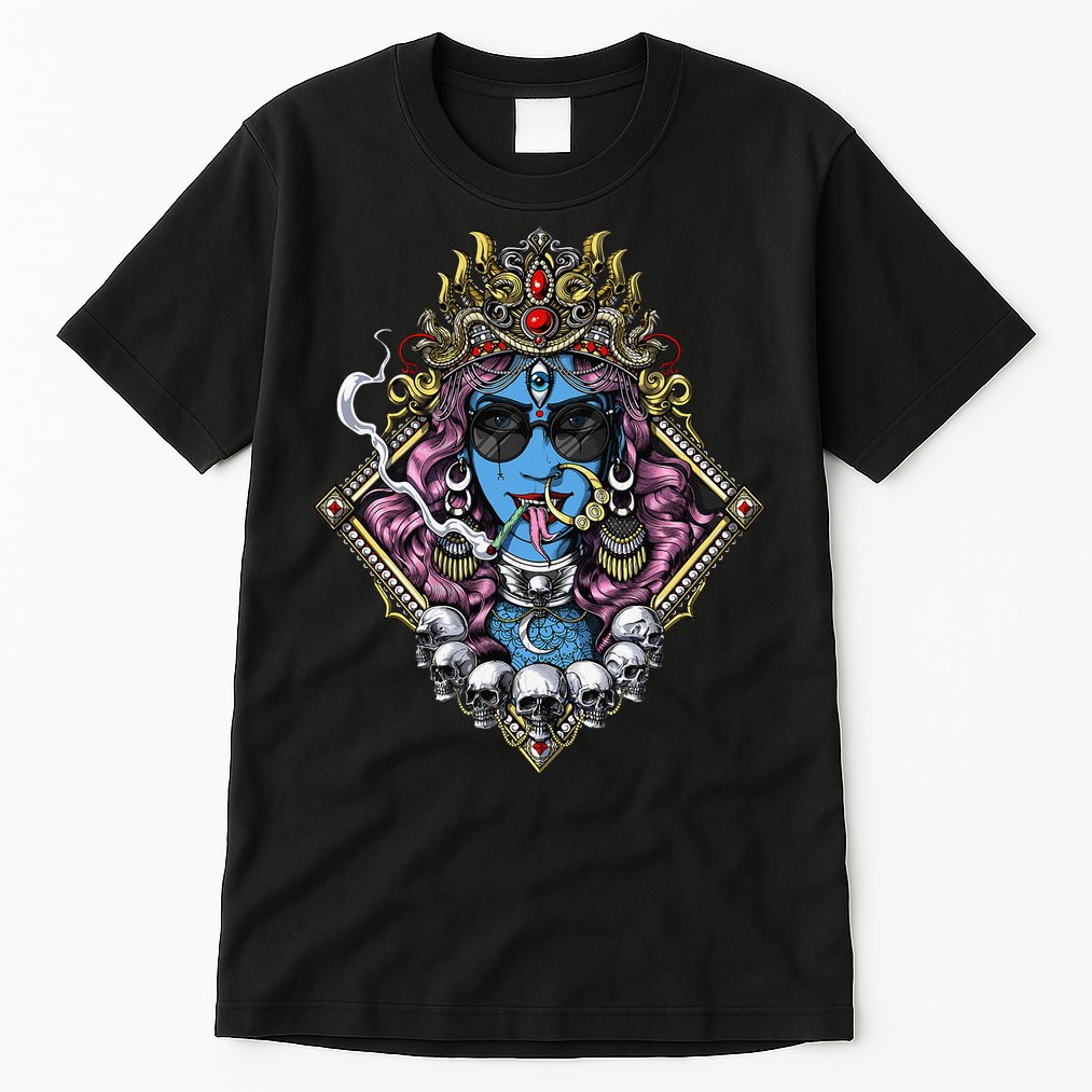 Kali Hindu Goddess Hinduism Deity God Spiritual Zen Gothic Tall T-Shirt