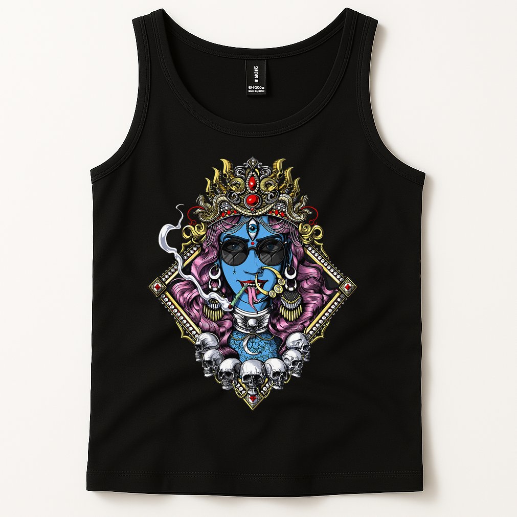 Kali Hindu Goddess Hinduism Deity God Spiritual Zen Gothic Tank Top