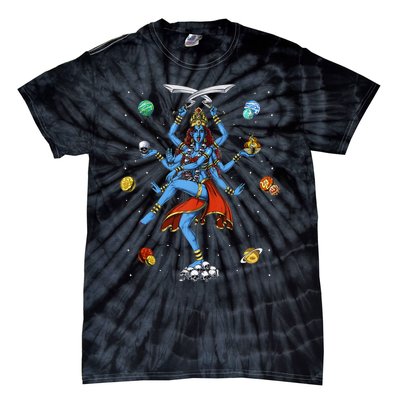 Kali Hindu Goddess Hinduism Deity God Spiritual Zen Yoga Tie-Dye T-Shirt