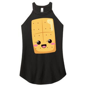 Kawaii Halloween Group Costume Party Smores Graham Cracker Women's Perfect Tri Rocker Tank