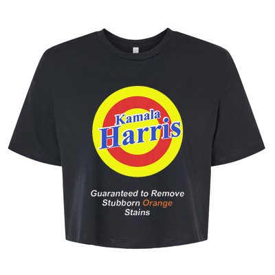 Kamala Harris Guaranteed To Remove Stubborn Orange Stains Bella+Canvas Jersey Crop Tee