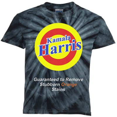 Kamala Harris Guaranteed To Remove Stubborn Orange Stains Kids Tie-Dye T-Shirt