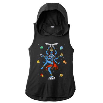 Kali Hindu Goddess Hinduism Deity God Spiritual Zen Yoga Ladies PosiCharge Tri-Blend Wicking Draft Hoodie Tank