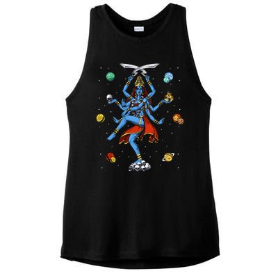 Kali Hindu Goddess Hinduism Deity God Spiritual Zen Yoga Ladies PosiCharge Tri-Blend Wicking Tank