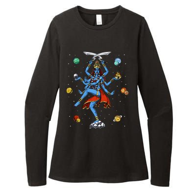 Kali Hindu Goddess Hinduism Deity God Spiritual Zen Yoga Womens CVC Long Sleeve Shirt