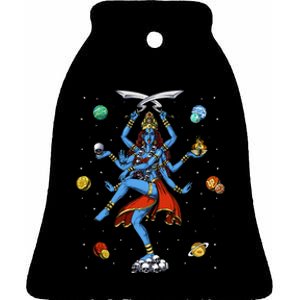 Kali Hindu Goddess Hinduism Deity God Spiritual Zen Yoga Ceramic Bell Ornament