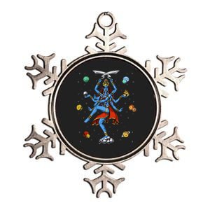 Kali Hindu Goddess Hinduism Deity God Spiritual Zen Yoga Metallic Star Ornament