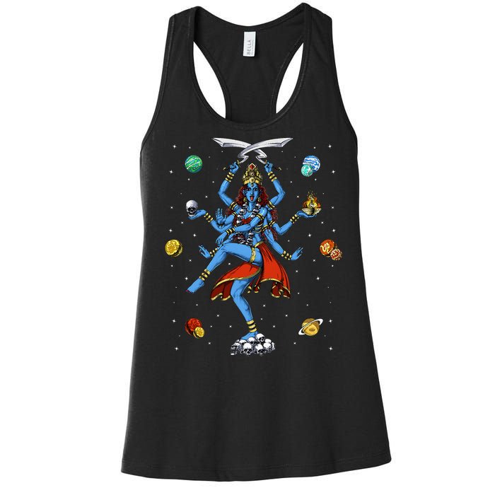 Kali Hindu Goddess Hinduism Deity God Spiritual Zen Yoga Women's Racerback Tank