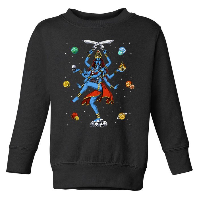 Kali Hindu Goddess Hinduism Deity God Spiritual Zen Yoga Toddler Sweatshirt