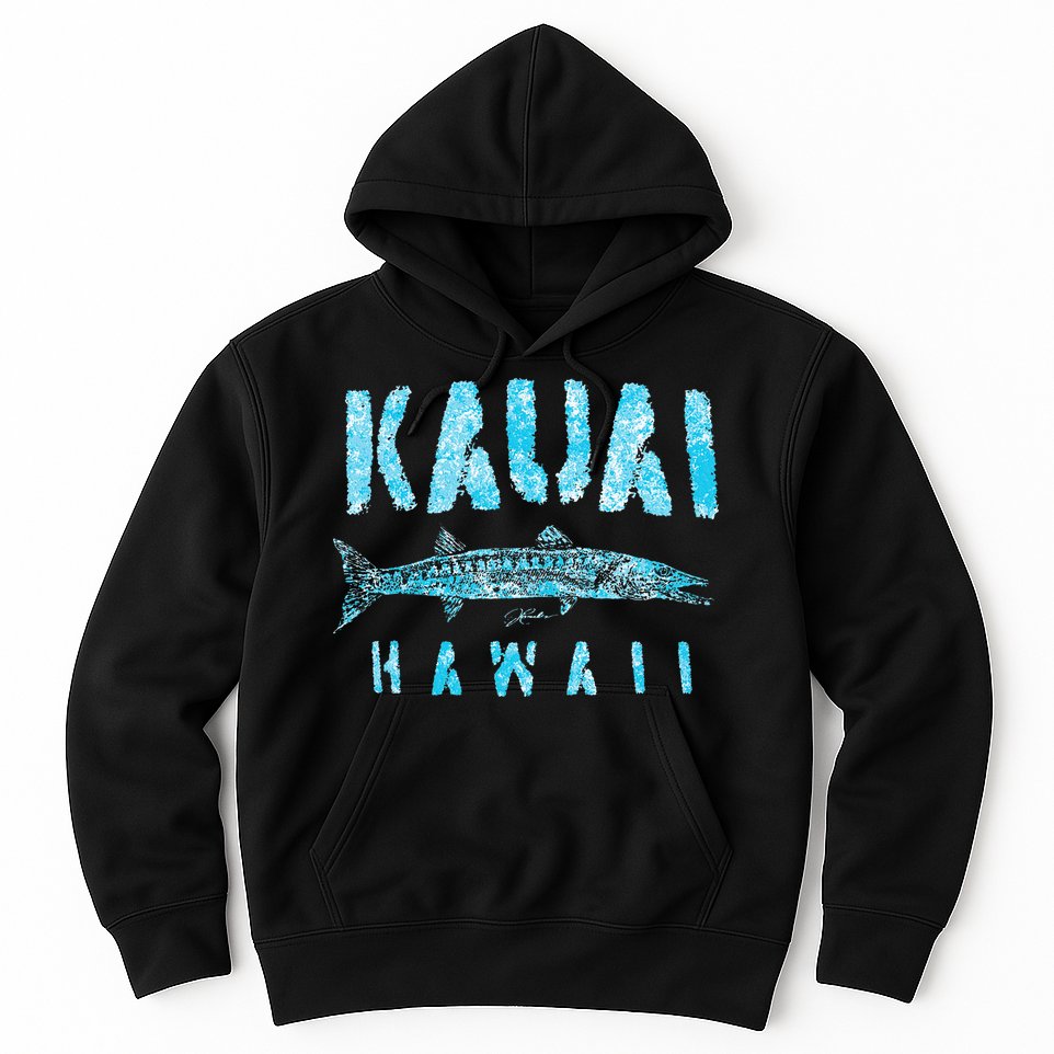 Kauai Hawaii Great Barracuda Hoodie