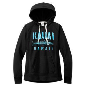 Kauai Hawaii Great Barracuda Women's Fleece Hoodie