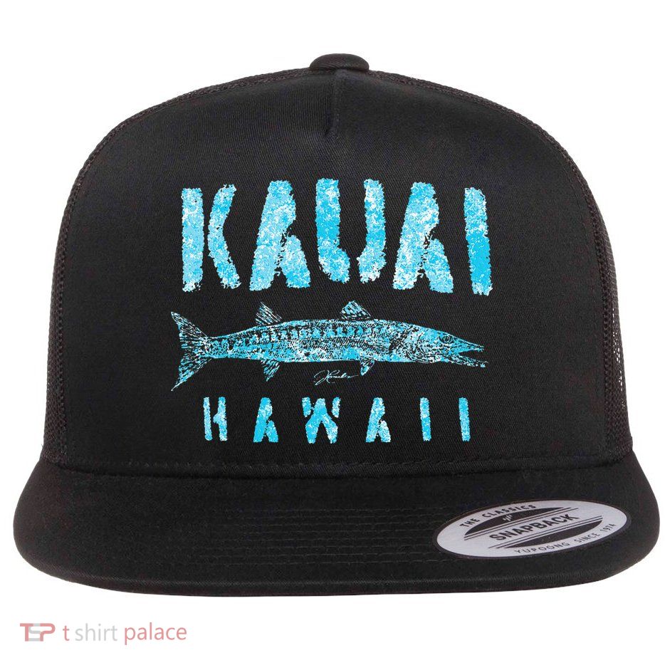 Kauai Hawaii Great Barracuda Flatbill Hat