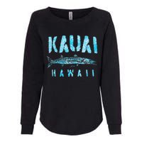 Kauai Hawaii Great Barracuda Womens California Wash Sweatshirt