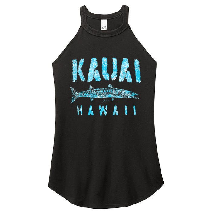 Kauai Hawaii Great Barracuda Women's Perfect Tri Rocker Tank