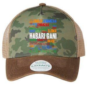 Kwanzaa Habari Gani 7 Principles Swahili Legacy Tie Dye Trucker Hat