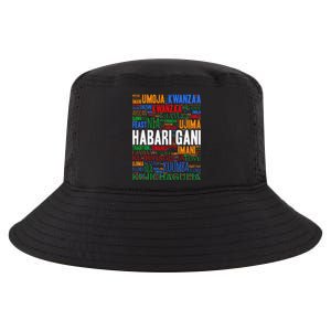 Kwanzaa Habari Gani 7 Principles Swahili Cool Comfort Performance Bucket Hat