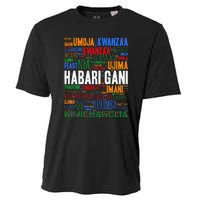 Kwanzaa Habari Gani 7 Principles Swahili Cooling Performance Crew T-Shirt