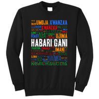 Kwanzaa Habari Gani 7 Principles Swahili Sweatshirt