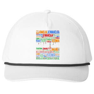 Kwanzaa Habari Gani 7 Principles Swahili Snapback Five-Panel Rope Hat