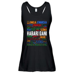 Kwanzaa Habari Gani 7 Principles Swahili Ladies Essential Flowy Tank