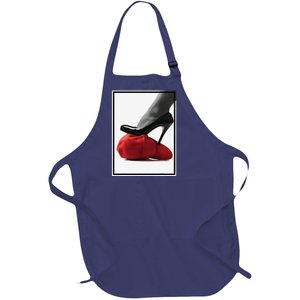 Kamala Harris Heels Stepping On Maga Hat Full-Length Apron With Pockets