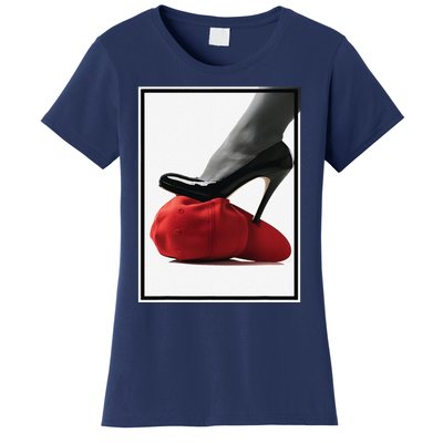 Kamala Harris Heels Stepping On Maga Hat Women's T-Shirt