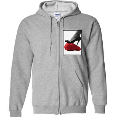 Kamala Harris Heels Stepping On Maga Hat Full Zip Hoodie