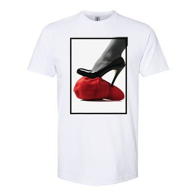 Kamala Harris Heels Stepping On Maga Hat Softstyle CVC T-Shirt