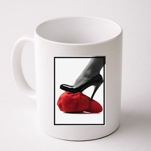 Kamala Harris Heels Stepping On Maga Hat Coffee Mug