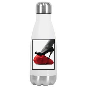 Kamala Harris Heels Stepping On Maga Hat Stainless Steel Insulated Water Bottle