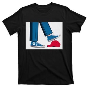 Kamala Harris Heels Stepping On Maga Hat T-Shirt