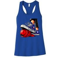 Kamala Harris High Heels Stepping On Red Maga Hat Women's Racerback Tank