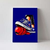 Kamala Harris High Heels Stepping On Red Maga Hat Gift Canvas