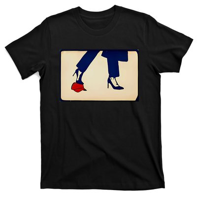 Kamala Harris Heels Stepping On Maga Hat T-Shirt