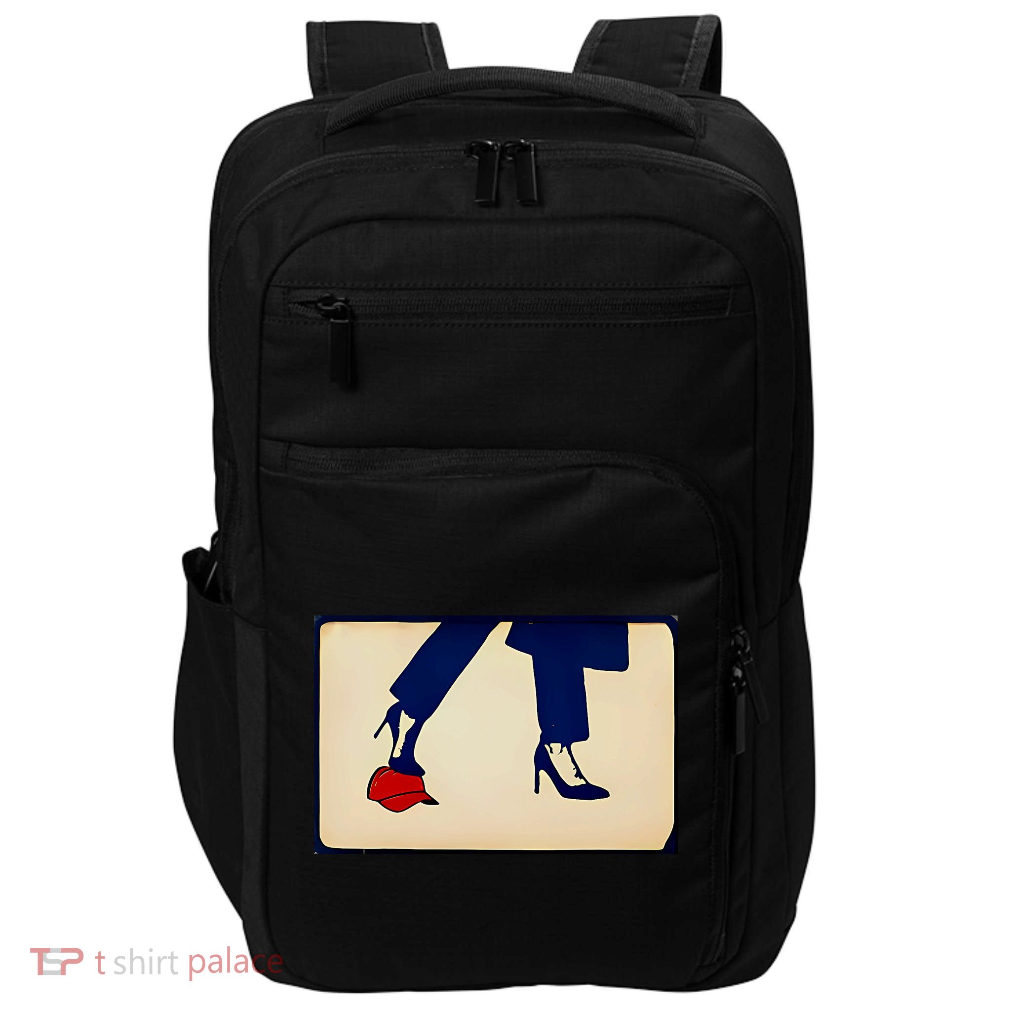 Kamala Harris Heels Stepping On Maga Hat Impact Tech Backpack