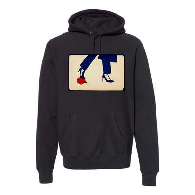 Kamala Harris Heels Stepping On Maga Hat Premium Hoodie