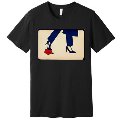 Kamala Harris Heels Stepping On Maga Hat Premium T-Shirt