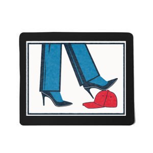 Kamala Harris Heels Stepping On Maga Hat Mousepad