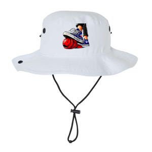 Kamala Harris High Heels Stepping On Red Maga Hat Legacy Cool Fit Booney Bucket Hat