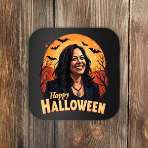 Kamala Harris Happy Halloween Harris Walz 2024 Usa Halloween Coaster