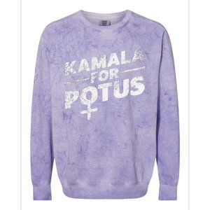 Kamala Harris Historic First Woman President Colorblast Crewneck Sweatshirt