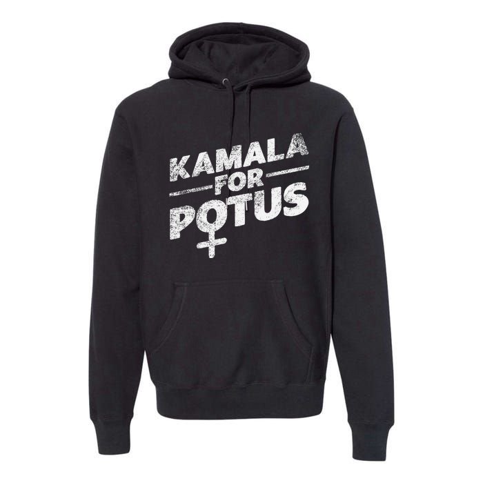 Kamala Harris Historic First Woman President Premium Hoodie