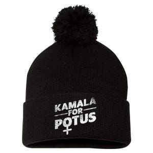 Kamala Harris Historic First Woman President Pom Pom 12in Knit Beanie