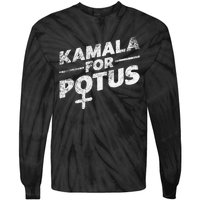 Kamala Harris Historic First Woman President Tie-Dye Long Sleeve Shirt