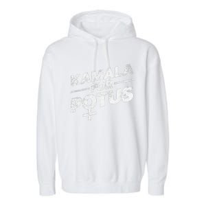 Kamala Harris Historic First Woman President Garment-Dyed Fleece Hoodie