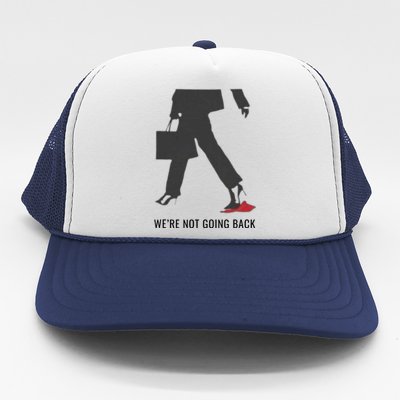 Kamala Harris Heels Stepping On Red Maga Hat Election 2024 Trucker Hat