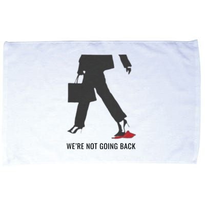 Kamala Harris Heels Stepping On Red Maga Hat Election 2024 Microfiber Hand Towel