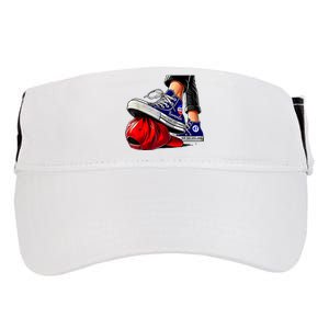 Kamala Harris High Heels Stepping On Red Maga Hat Adult Drive Performance Visor